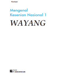 Mengenal Kesenian Nasional 1 : Wayang